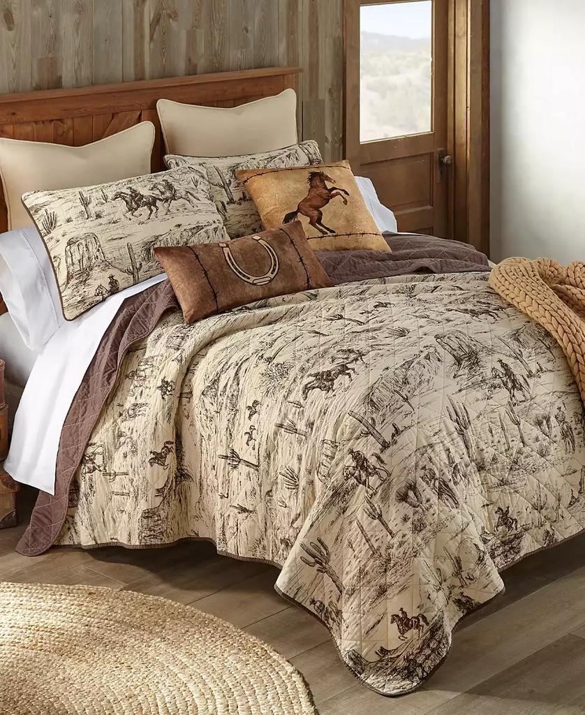 Donna Sharp Cowboy Western 2-Pc. Quilt Set