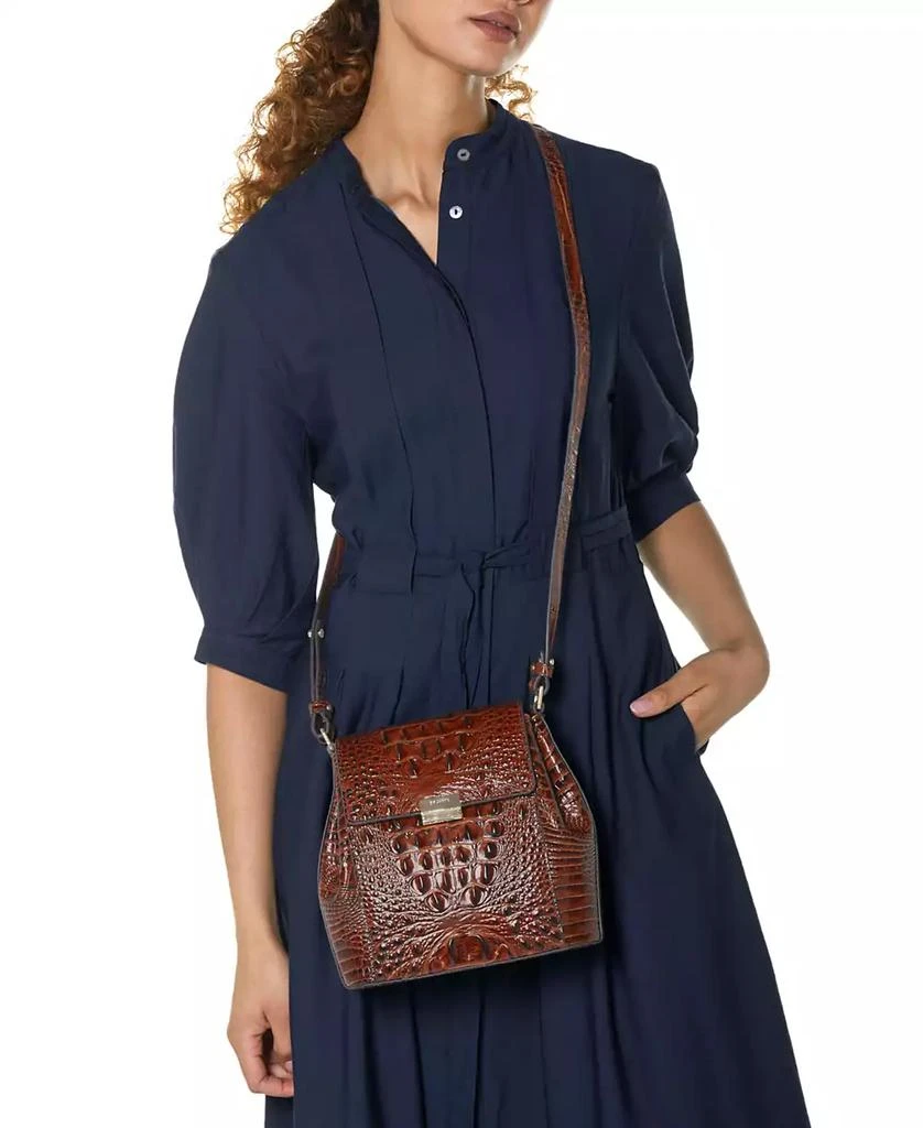 Brahmin Melbourne Margo Embossed Leather Crossbody 6