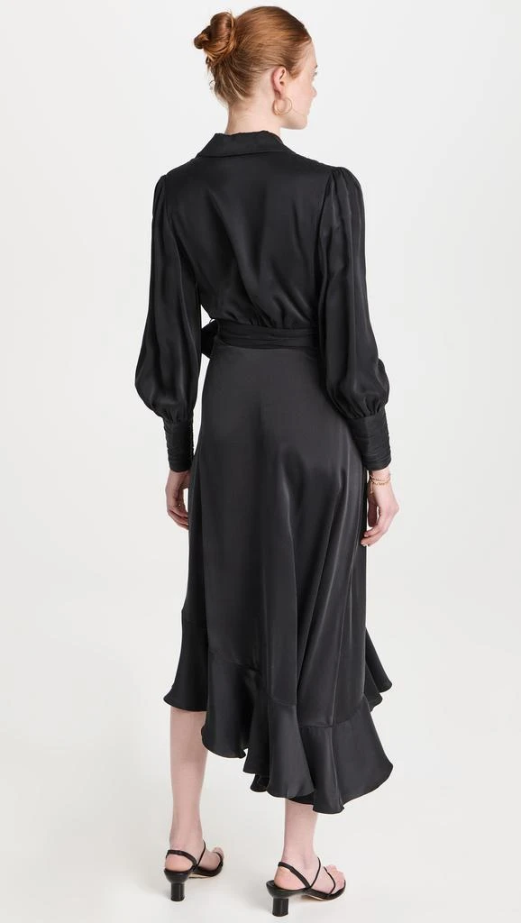 Zimmermann Silk Wrap Midi Dress 2