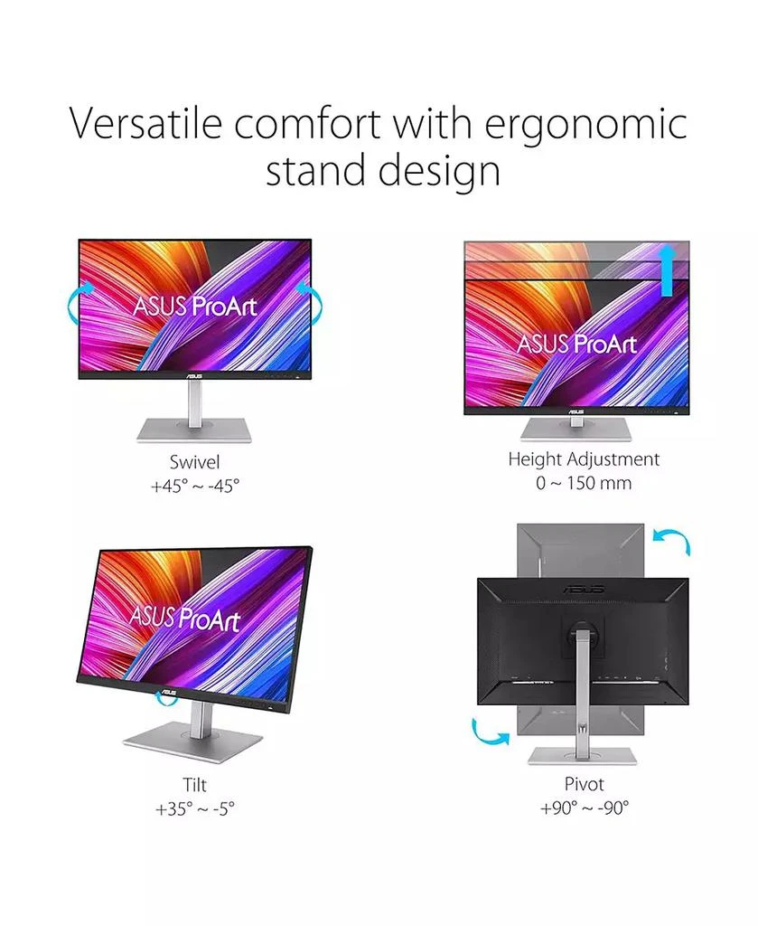 ASUS ProArt Display PA278CGV 27" 16:9 QHD 144Hz IPS LED LCD Monitor 9