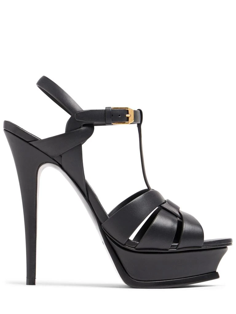 Yves Saint Laurent 140mm Tribute Leather Sandals 1