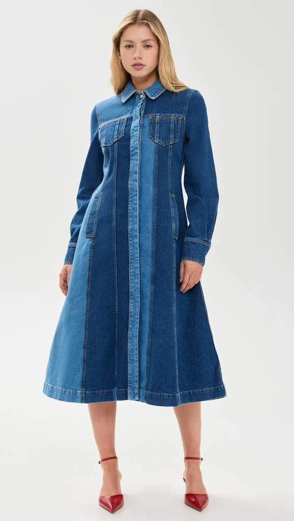Stine Goya Long Sleeve Denim Dress 6
