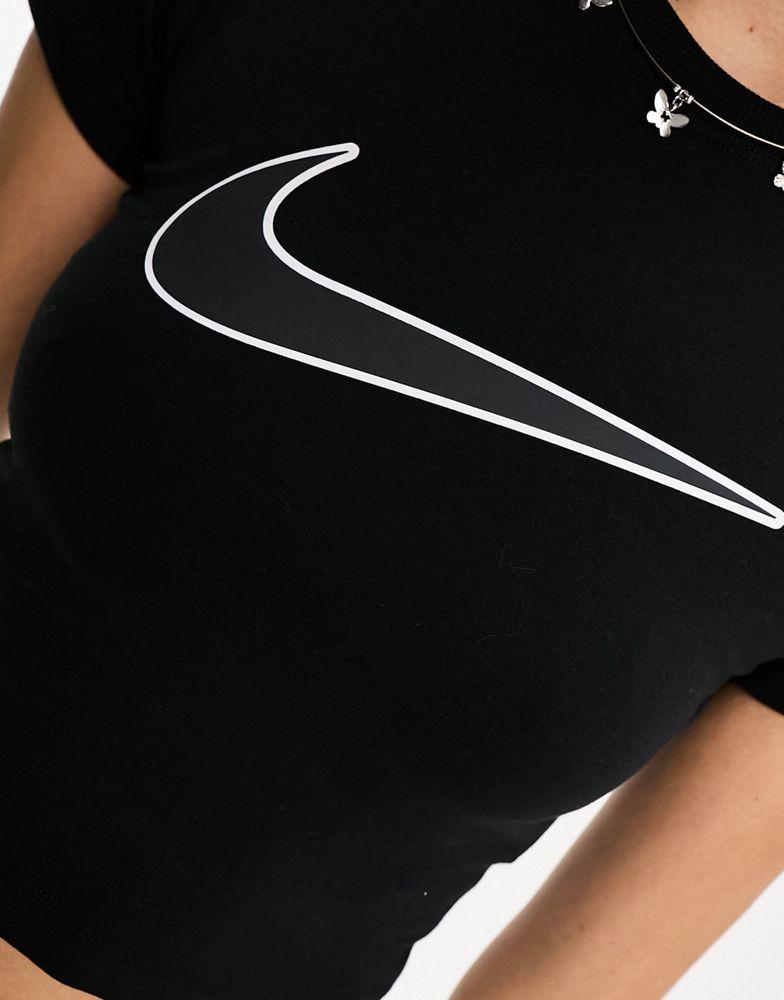 Nike Nike Streetwear baby tee in black