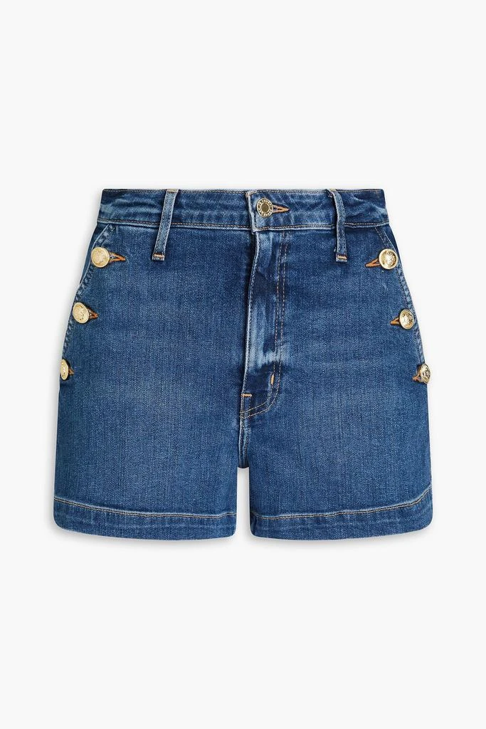 Derek Lam Button-detailed denim shorts 1