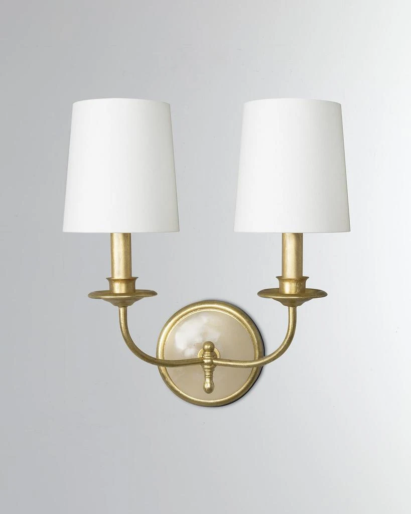 Regina Andrew Fisher Double Sconce 1