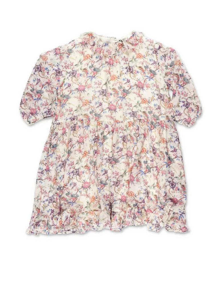 Bonpoint Bonpoint Floral-Print Ruffled Dress, Size 8Y 1