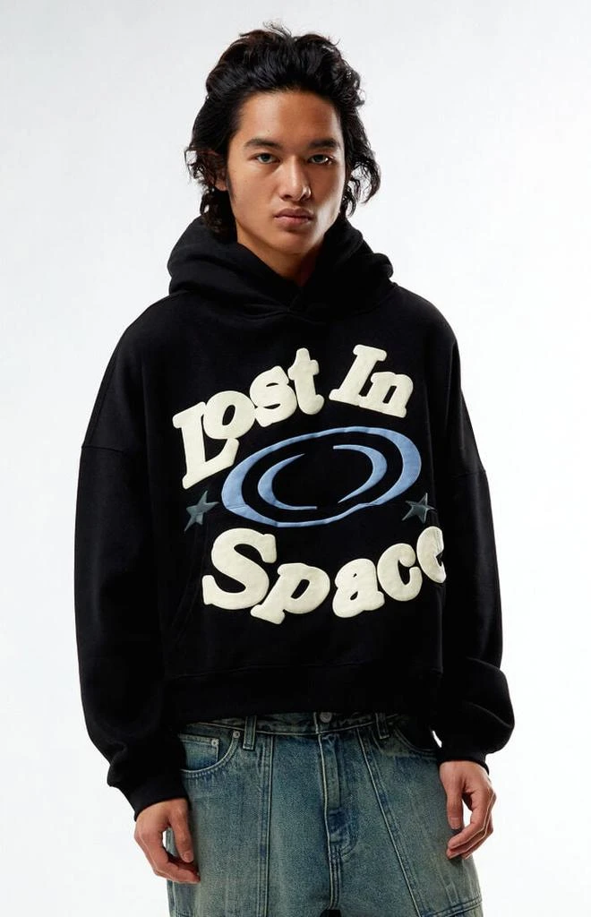 PacSun Lost In Space Puff Graphic Cropped Hoodie 1