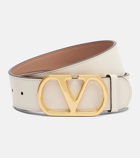 Valentino VLogo reversible leather belt