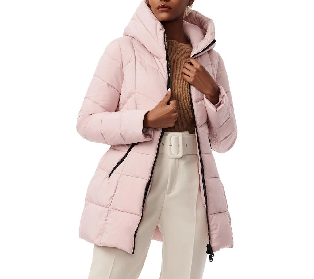 Bernardo Fab Funnel Quilted Puffer Jacket 10