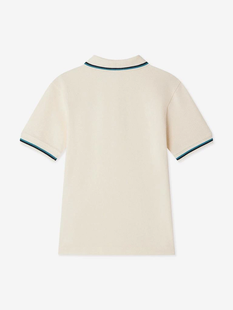 Bonpoint Boys Edric Polo Shirt in Ivory 3