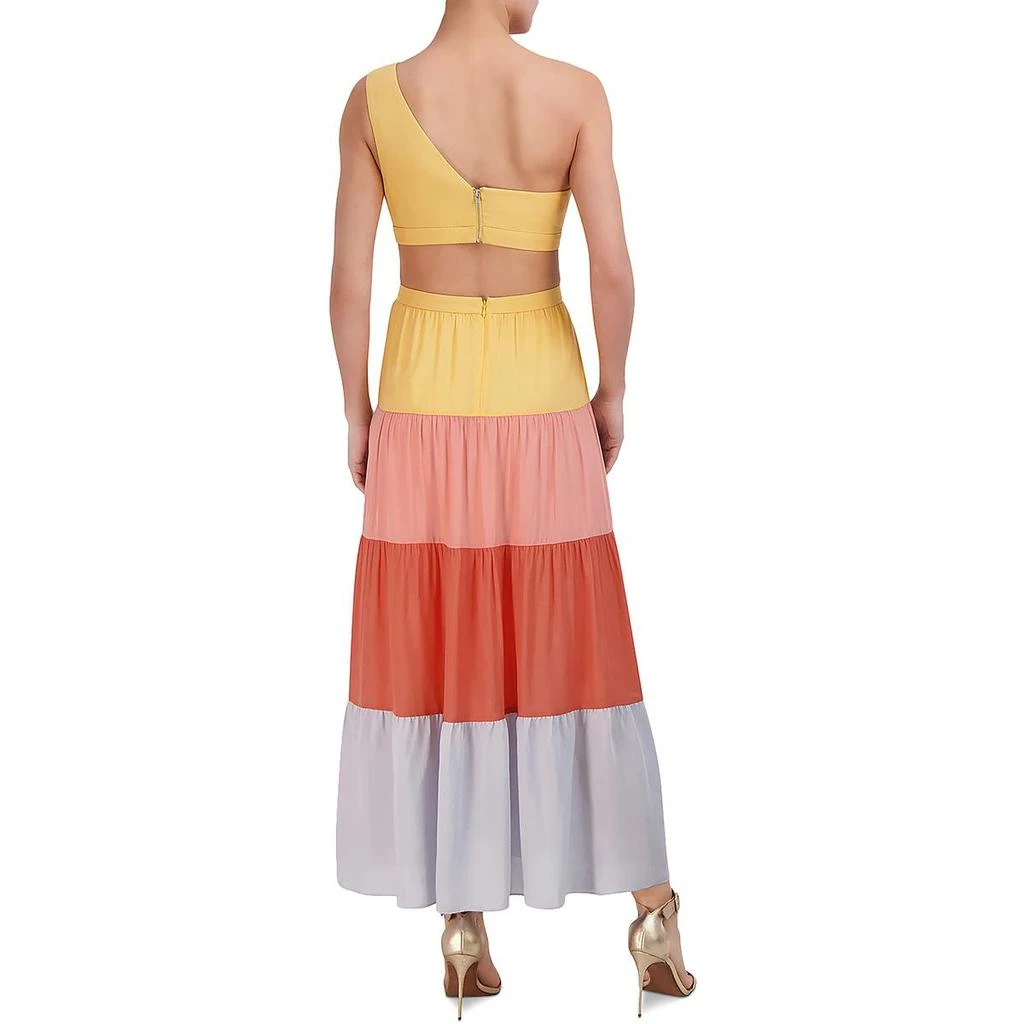 BCBG Womens One Shoulder Long Maxi Dress 2