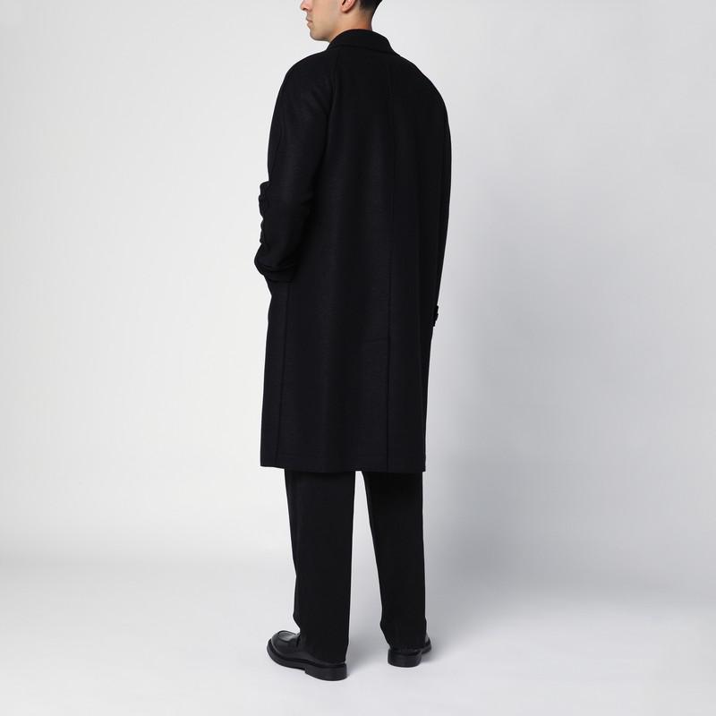 Harris Wharf London Black wool single-breasted coat