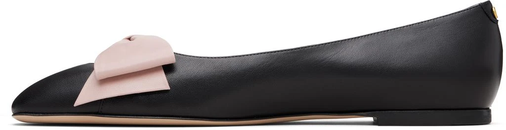Valentino Black Bowow Kidskin Ballerina Flats 3
