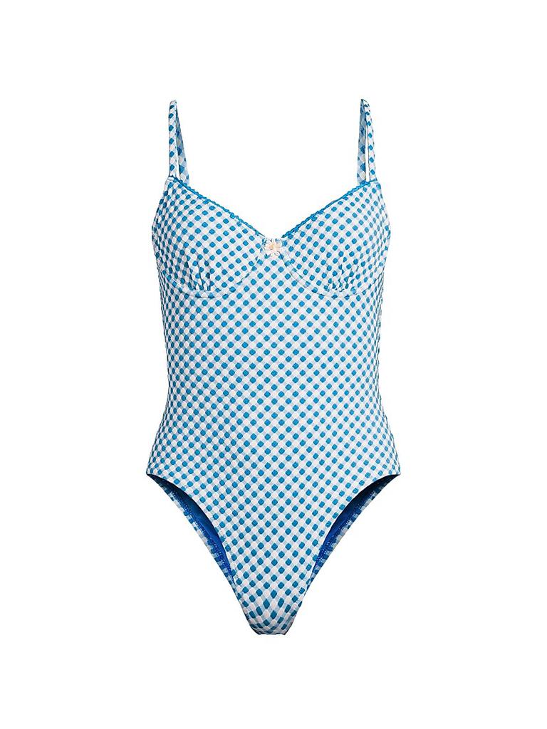 Solid & Striped The Taylor Gingham One-Piece Swimsuit