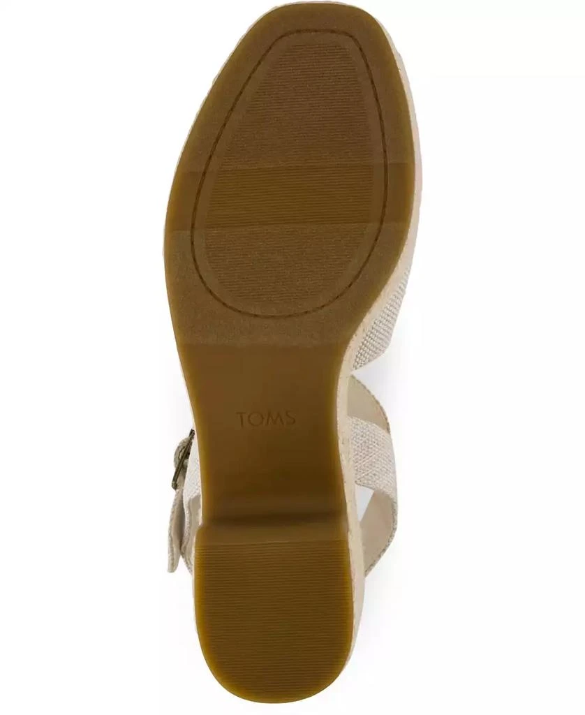 TOMS Women's Isla Peep Toe Sandals 5