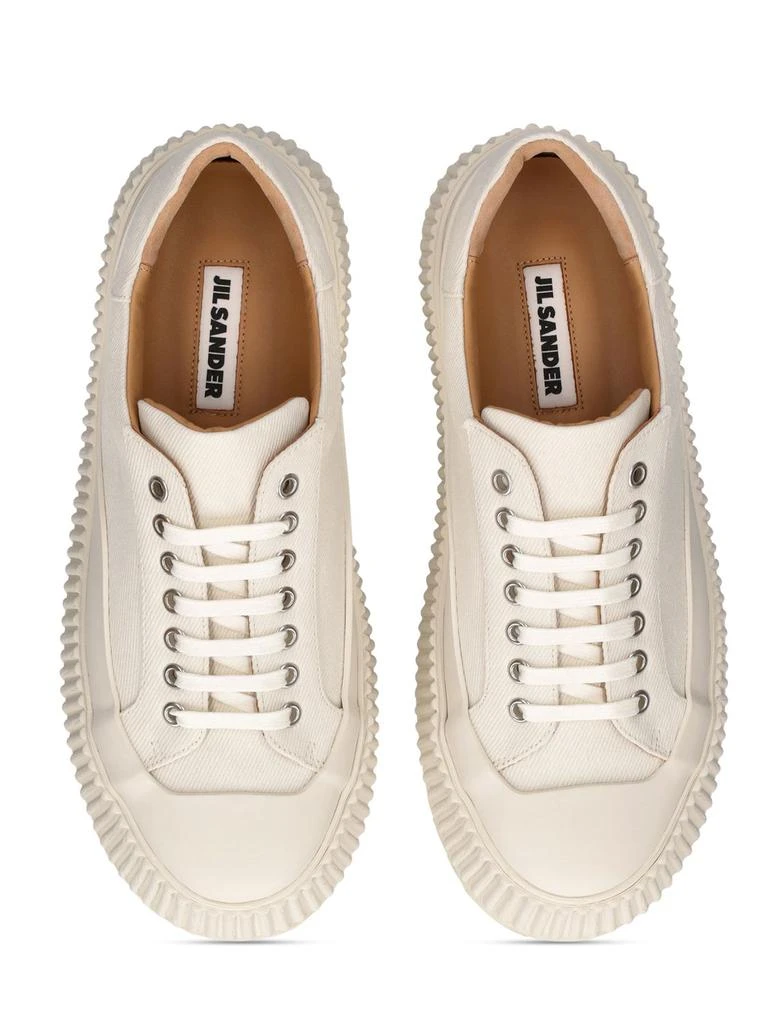 Jil Sander 40mm Vulcanized Canvas Sneakers 5