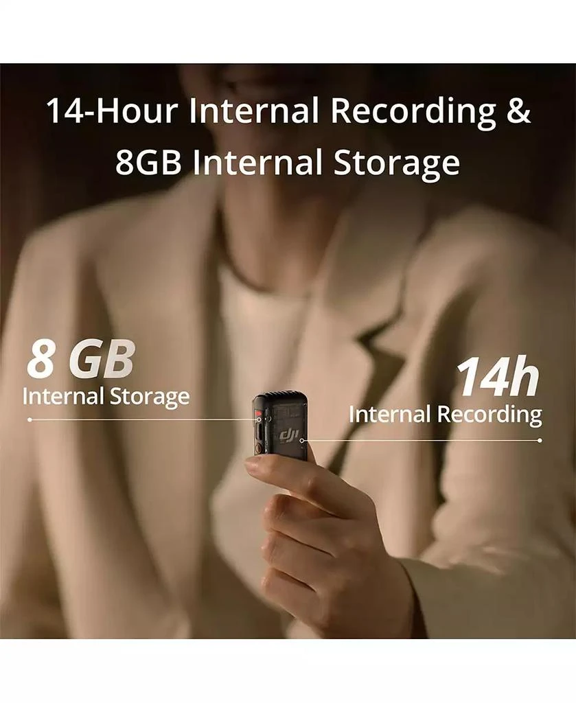 DJI High-Quality Noise-Canceling Wireless Microphone 7