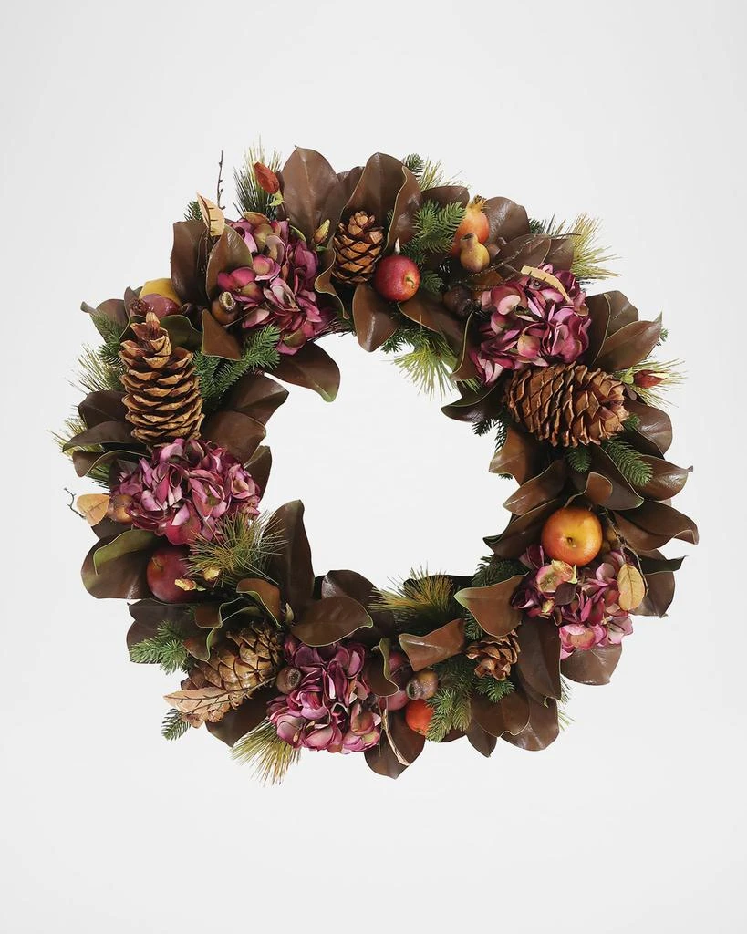 Winward Home Hydrangea
Magnolia Leaf 30" Wreath