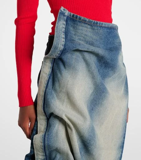 Y/Project Denim maxi skirt 4
