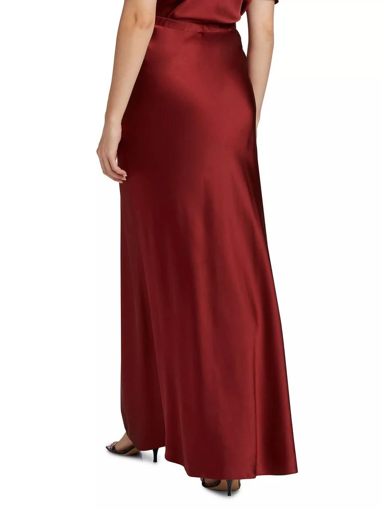 ROSETTA GETTY Silk Bias Cut Maxi Skirt 5