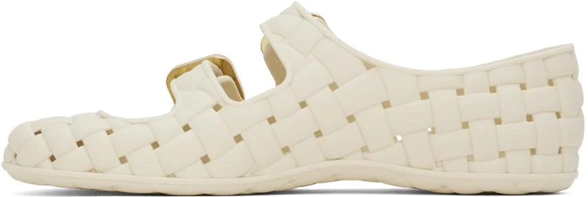 Bottega Veneta Off-White Amy Mary-Jane Ballerina Flats 3