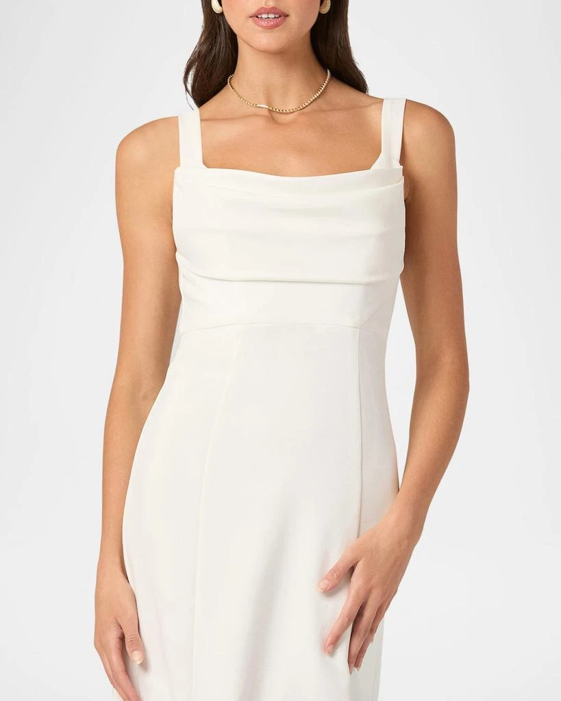 Shoshanna Katie Sleeveless Cowl-Neck Gown 4