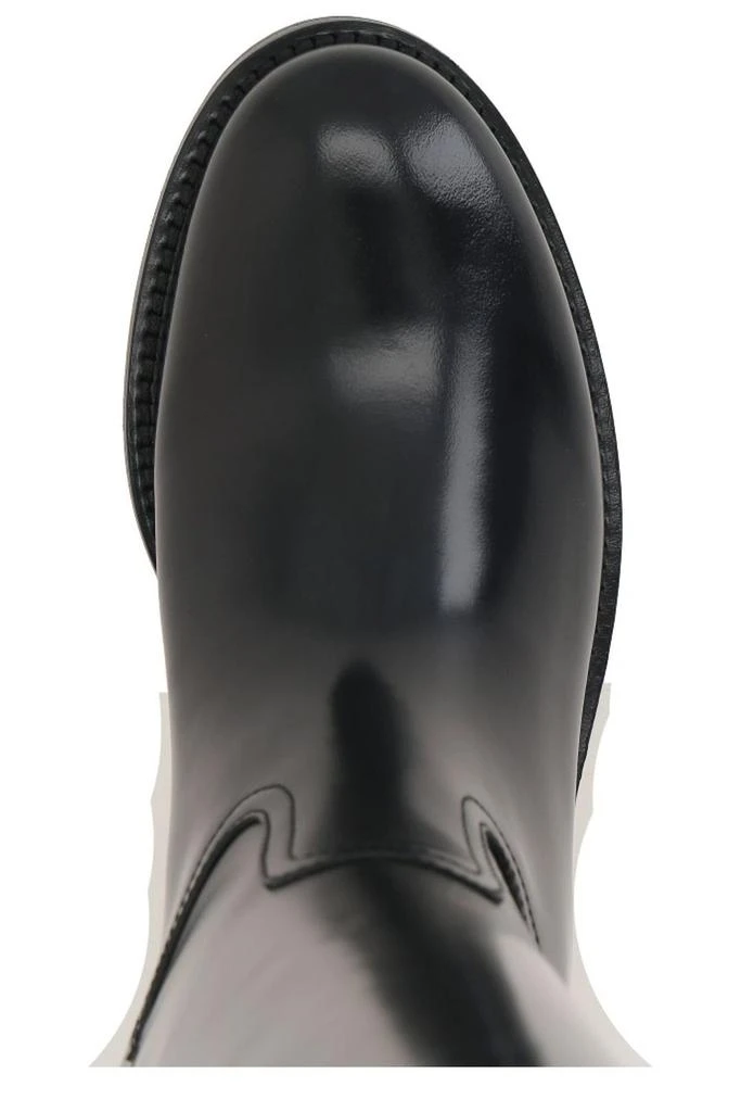 Prada Prada Round-Toe Zipped Boots 4
