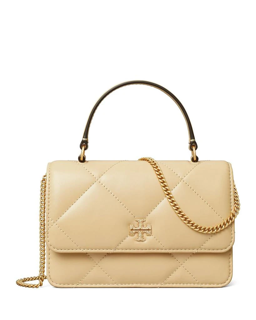 Tory Burch Kira Pavé Logo Diamond Quilted Shoulder Bag 1