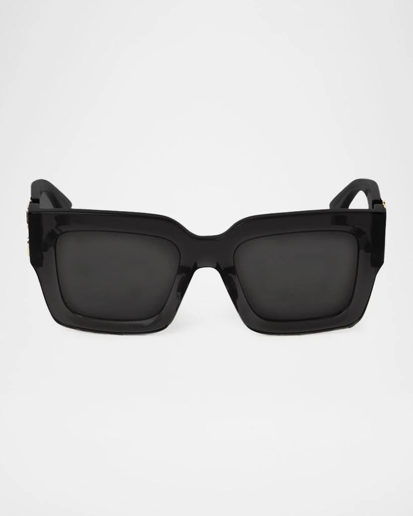 NEW OFF-WHITE SUNGLASSES BLACK GREY UNISEX EYEWEAR OFF-WHITE OERI13V JASPER 1007 Off White sunglasses OERI13V JASPER col. 1007 black dark  main image 2