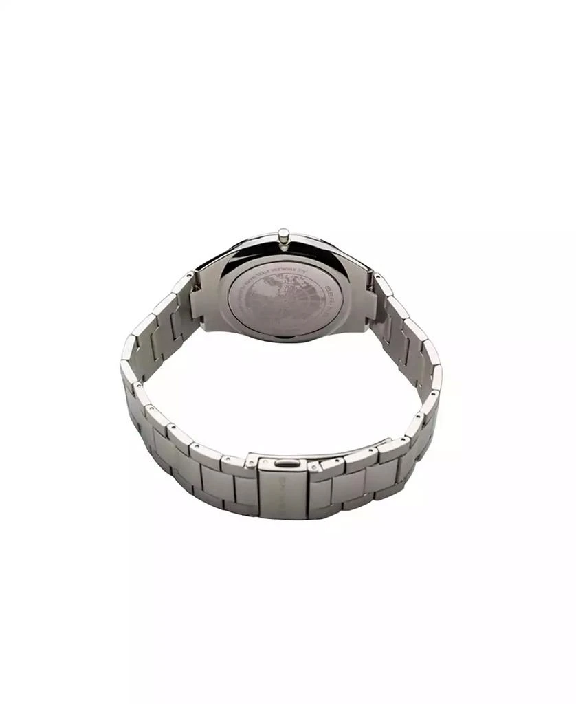 Bering Men's Ultra Slim Silver-Tone Stainless Steel Bracelet Watch 40mm 3