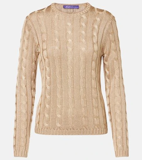 Ralph Lauren Cable-knit silk sweater 1