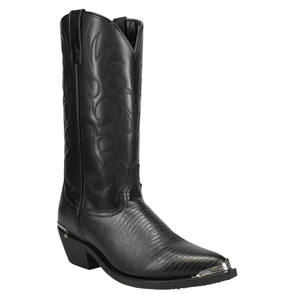 Laredo Atlanta Lizard Print Pointed Toe Cowboy Boots 2