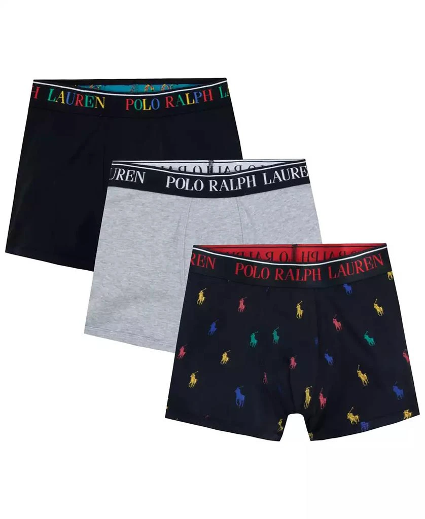 Ralph Lauren Big Boys Cotton Stretch Boxer Briefs 3-Pack 1