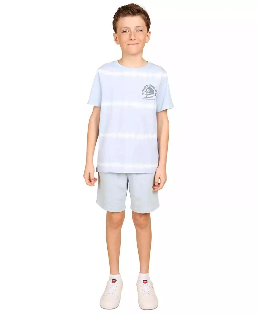 Brooks Brothers Big Boys Sunny Side Up Tie Dye Graphic T-Shirt 4