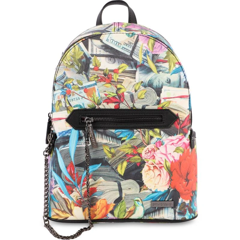SprayGround Concrete jungle savage colorful backpack with keychain 1