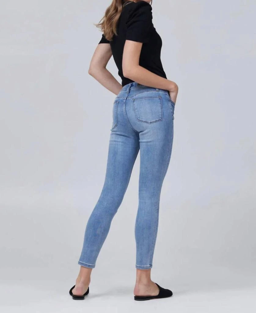 LILA RYAN Louise Mid-Rise Skinny Ankle Jeans In Randolph 2