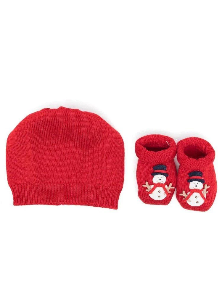 La Perla La Perla Kids Booties And Beanie Gift Box