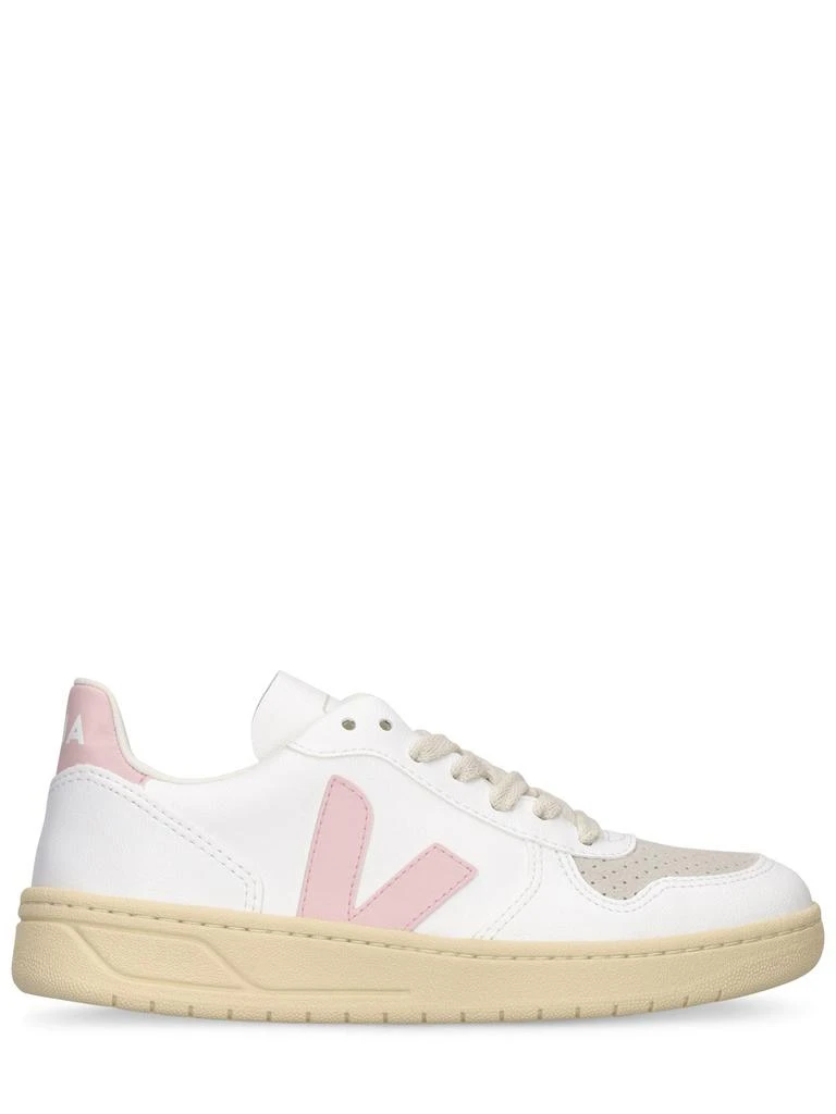 Veja V-10 Faux Leather Sneakers 1