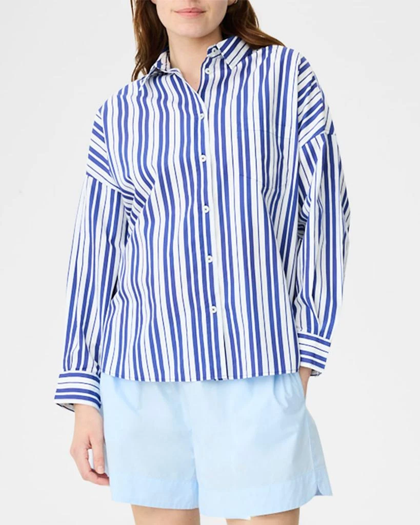 LMND Chiara Striped Long-Sleeve Shirt 1