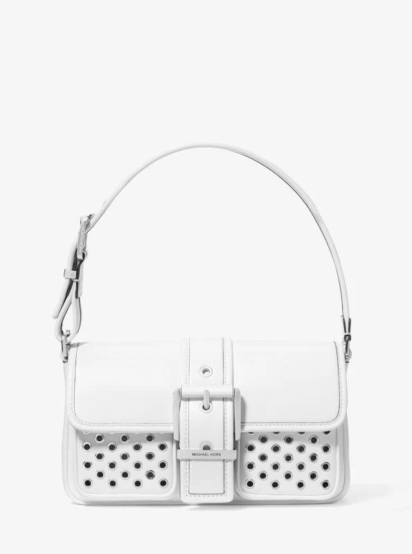 Michael Kors Colby Medium Grommeted Leather Shoulder Bag 1