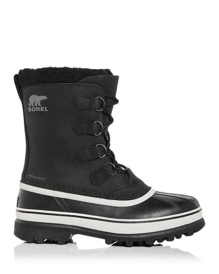 SOREL Men's Caribou Waterproof Nubuck Leather Cold-Weather Boots 10
