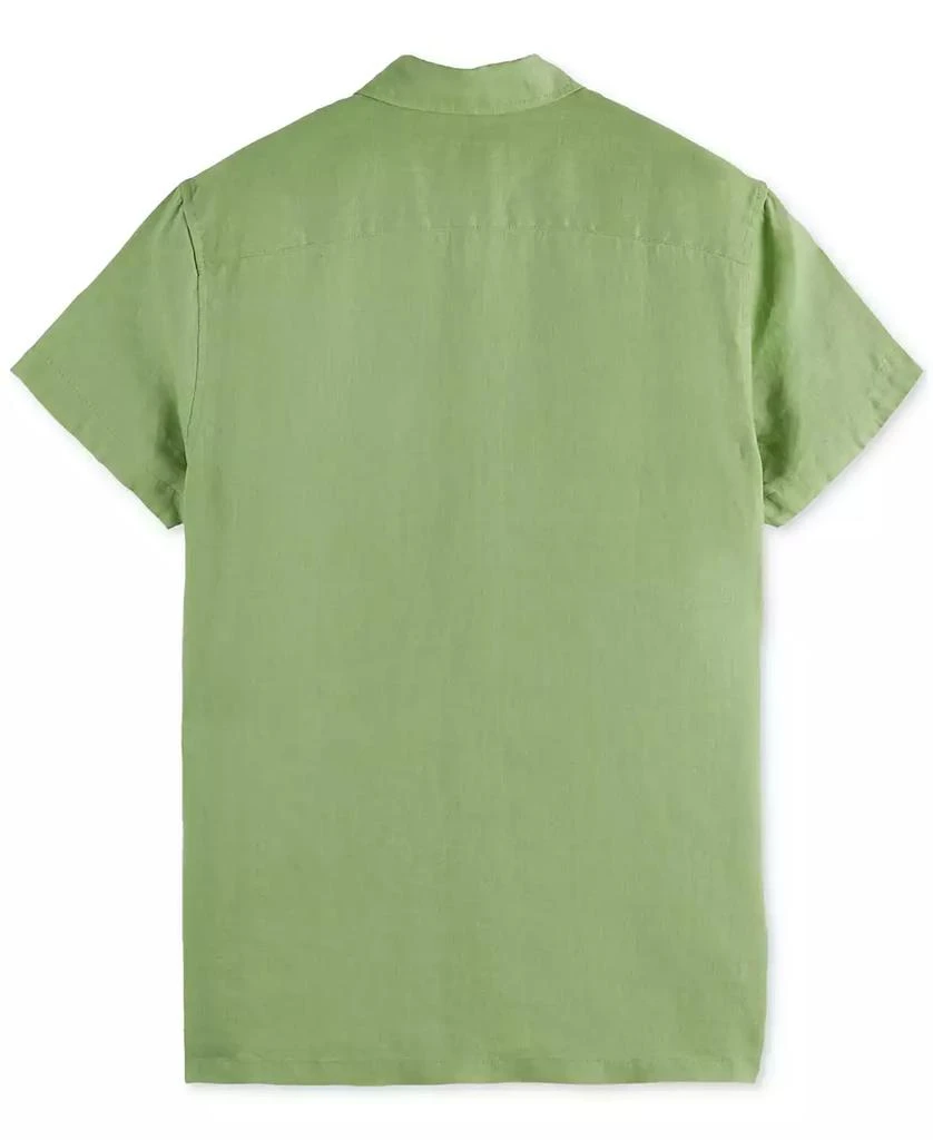 Scotch & Soda Men's Short-Sleeve Linen Shirt 6