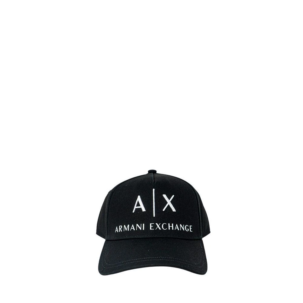Armani Exchange Armani Exchange Black Cotton Hats & Cap 1