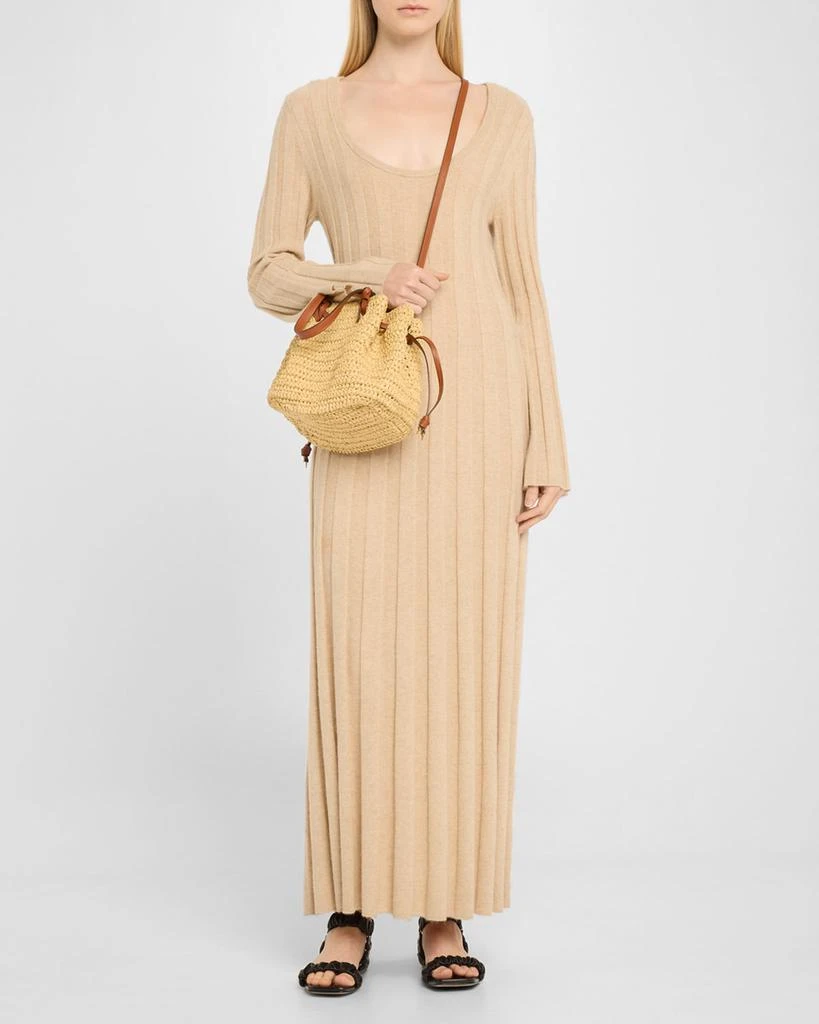 Ulla Johnson Gio Drawstring Raffia Crossbody Bag 6