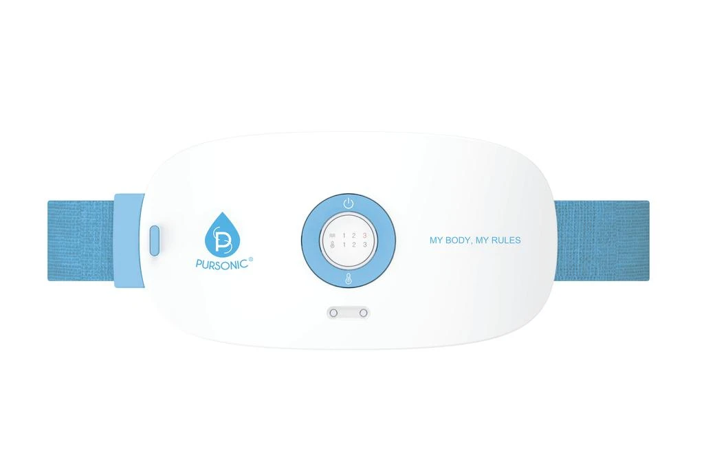 PURSONIC Pursonic Stomach & Back Massager, 3 Vibration Levels, 3 Heat Settings & USB Rechargeable- Promotes Blood Circulation 2