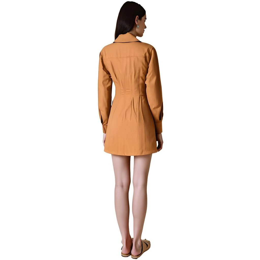 A.L.C. Paisley Womens Collar Canvas Shirtdress 2