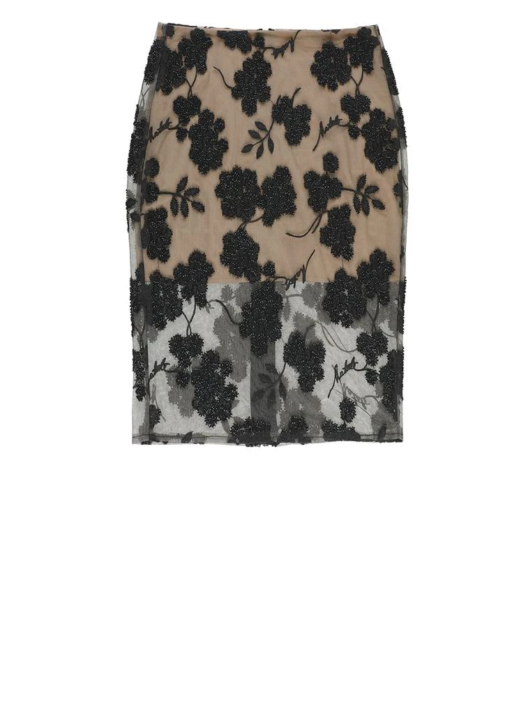 ROTATE Birger Christensen Flower Beads Skirt 1