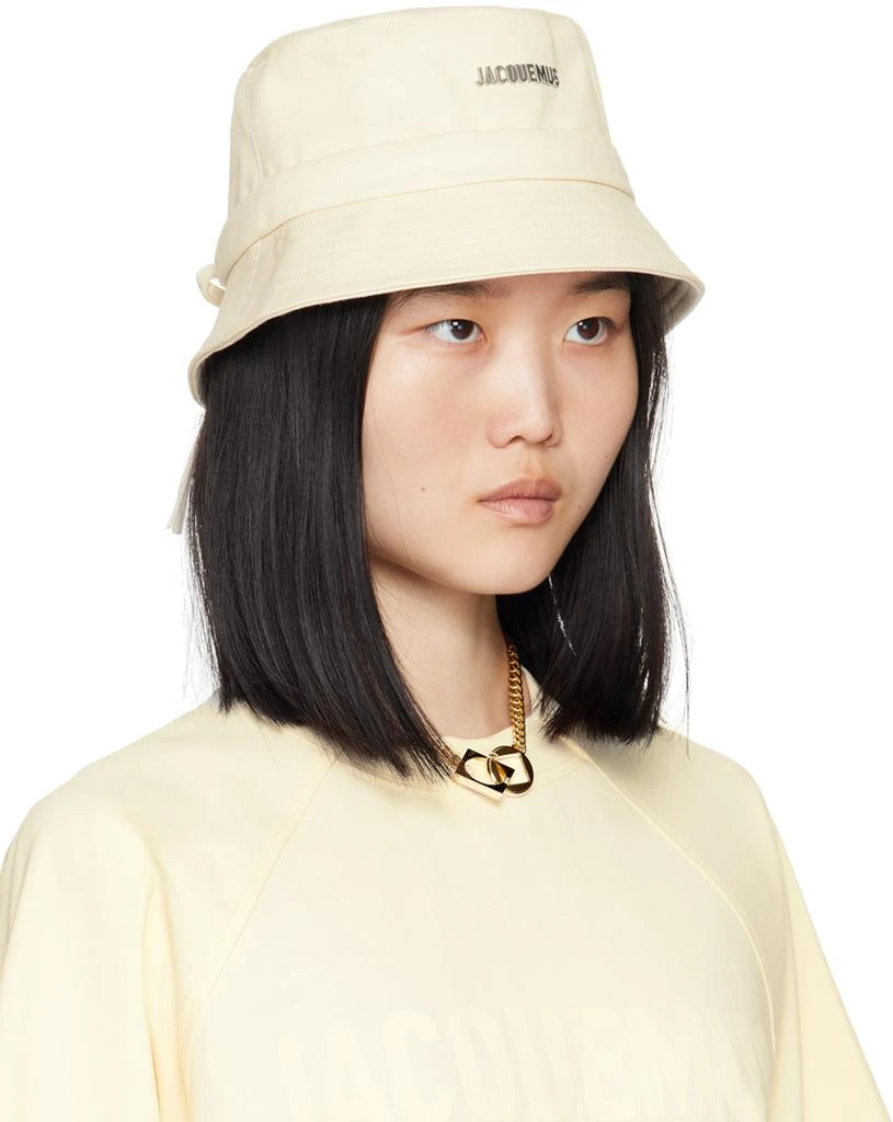 Jacquemus Off-White Les Classiques 'Le bob Gadjo' Hat 2