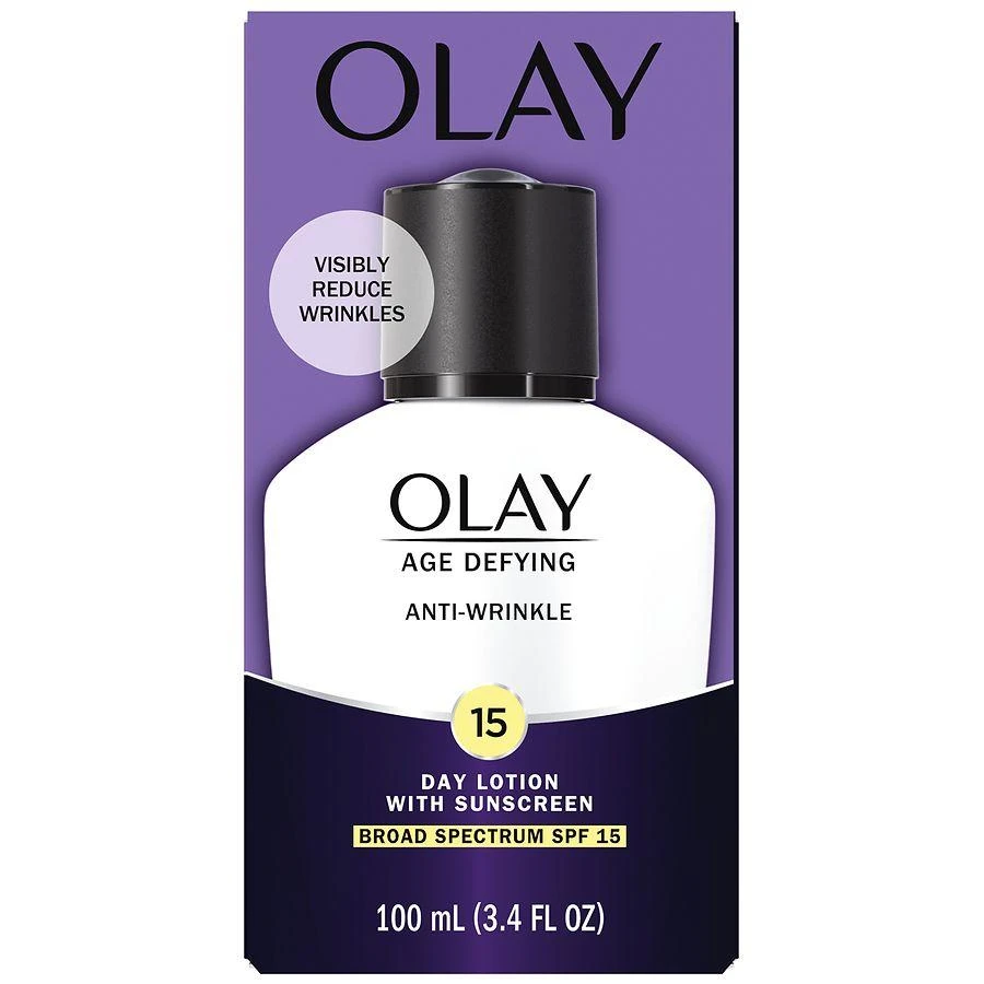 Olay Age Defying Anti-Wrinkle Day Face Lotion with Sunscreen SPF 15 No scent 6