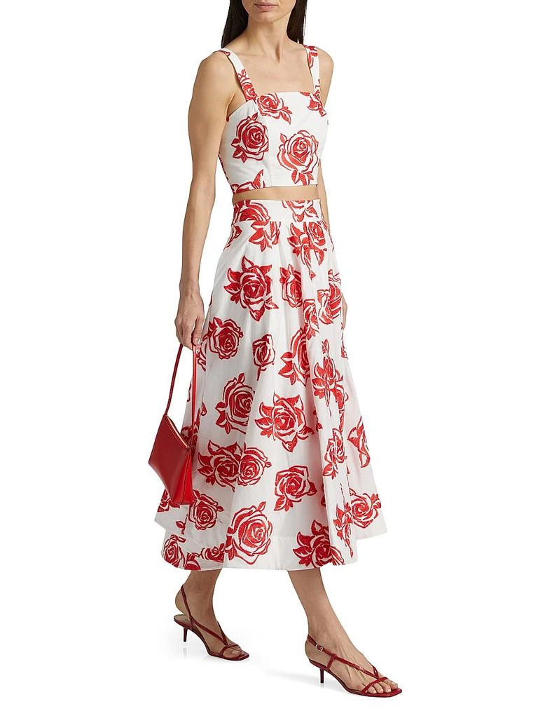 knee length dresses for ladies Juliete Floral Midi Dress - US 8